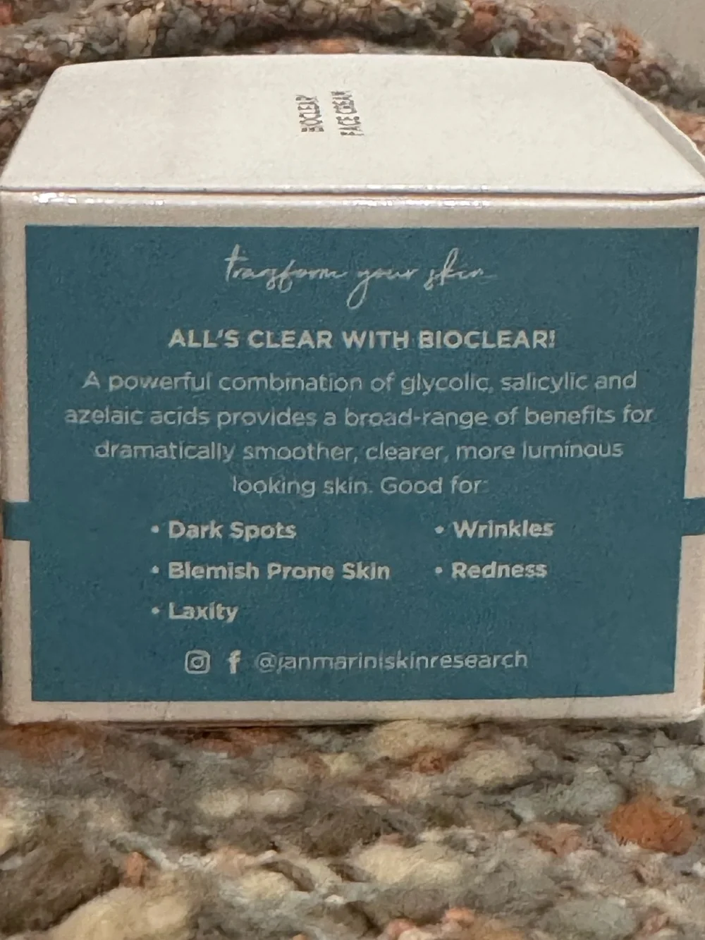 Jan Marini Bioclear Face Cream
